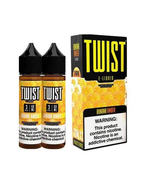 Twist Eliquid Banana Amber Twin Pack eJuice