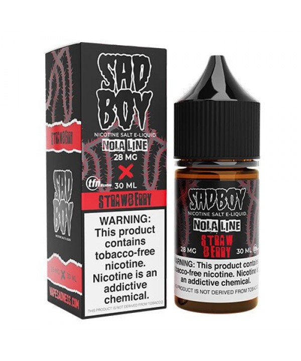 Sadboy Salts Nola Line Strawberry eJuice