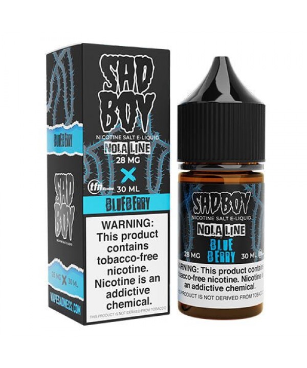 Sadboy Salts Nola Line Blueberry eJuice