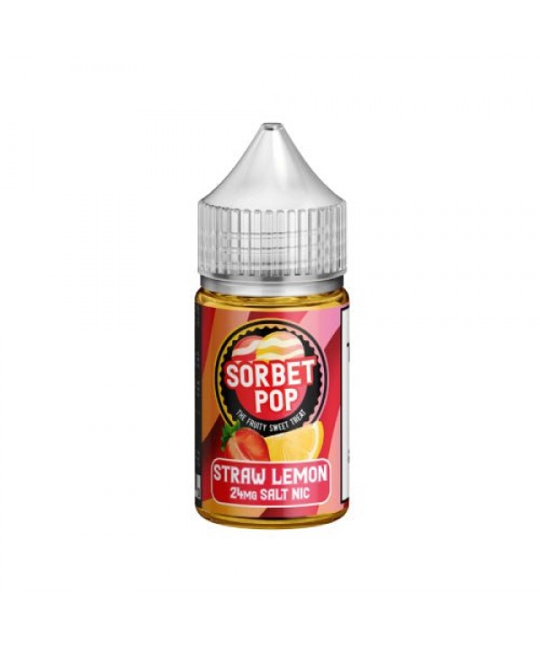 Sorbet Pop Salts Straw Lemon eJuice