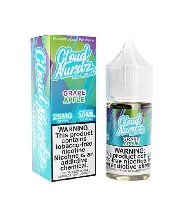 Cloud Nurdz Salts Grape Apple Iced eJuice