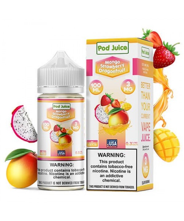 Pod Juice Synthetic Mango Strawberry Dragonfruit e...