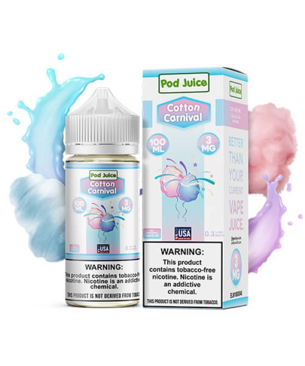 Pod Juice Synthetic Cotton Carnival eJuice