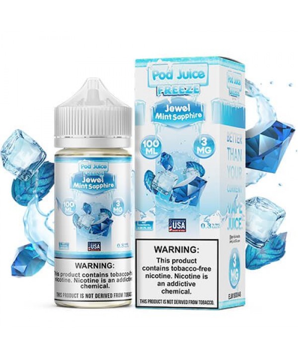 Pod Juice Synthetic Jewel Mint Sapphire Freeze eJu...