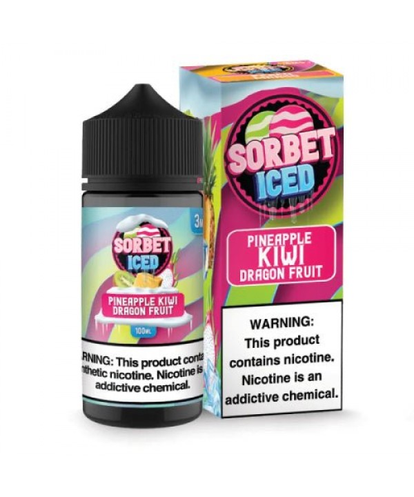 Sorbet Pop Pineapple Kiwi Dragon Fruit Iced eJuice